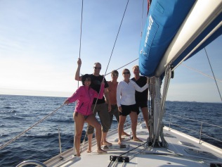 The crew - Michaela, Adrian, Paul, me, Maurice